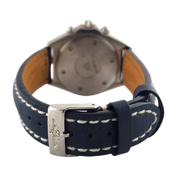 Breitling Windrider Chrono Sextant Watch B55045 White Dial Quartz #19098 - Picture 5 of 11